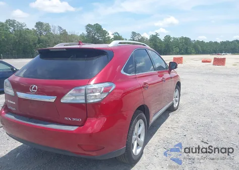 2010 Lexus Rx 350 из США, поврежденный, VIN 2T2BK1BA9AC035640